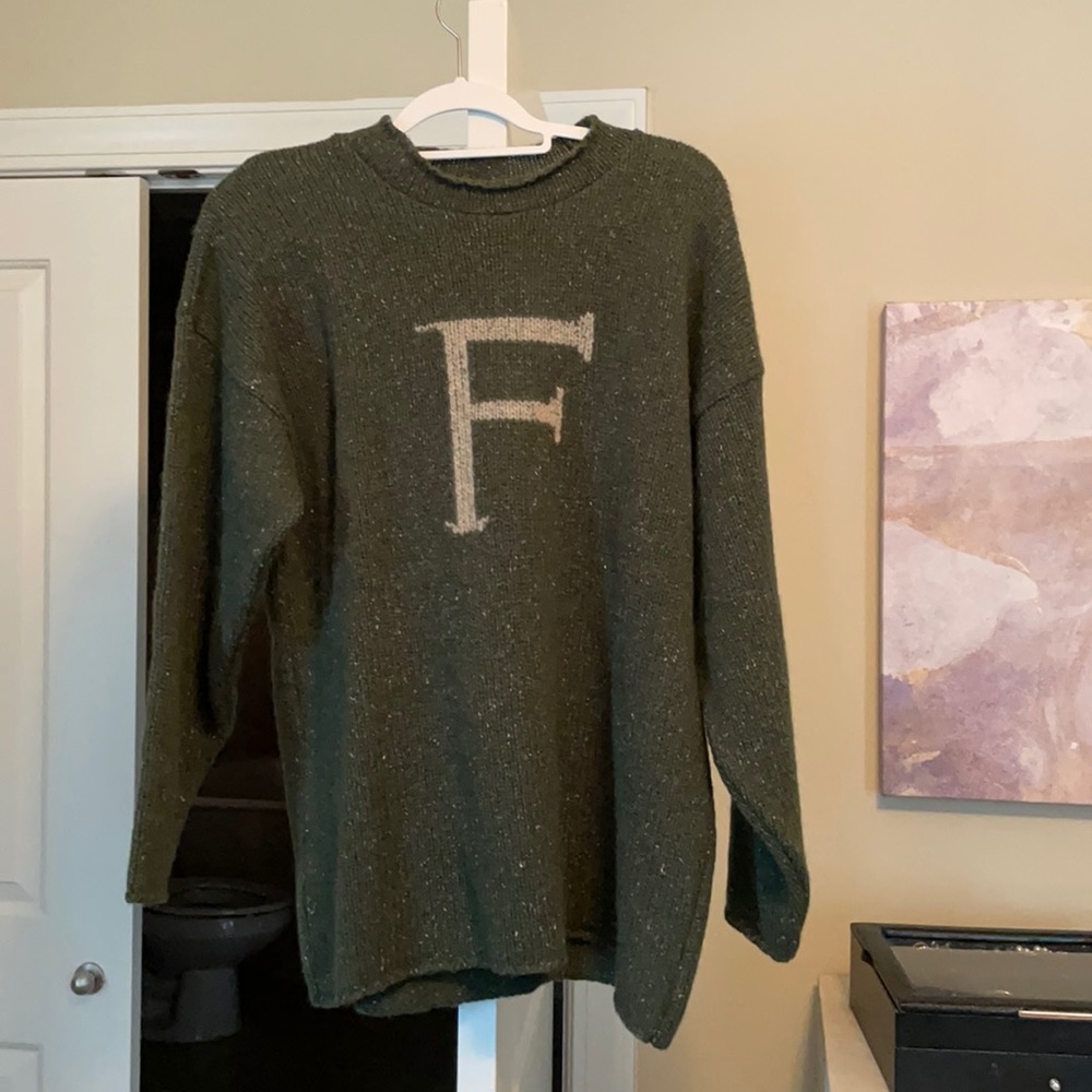 Harry Potter F for Fred sweater universal studio